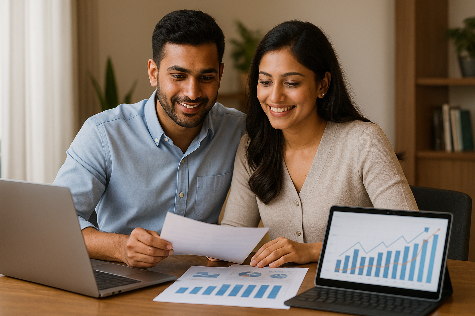 Indian DINK couple planning finances and investments - dual income no kids financial planning
